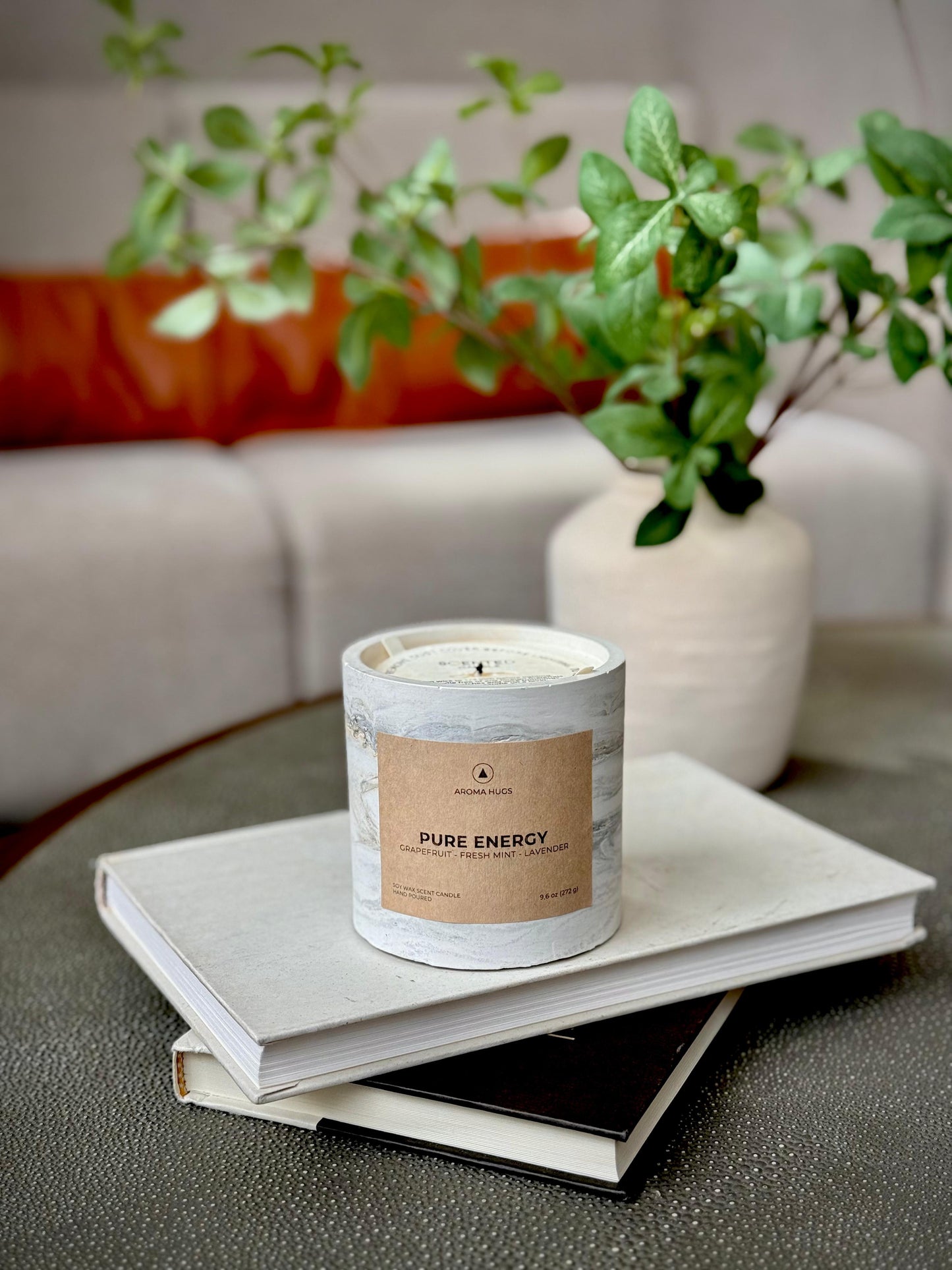 Pure Energy - Scented Candle with Grapefruit & Mint
