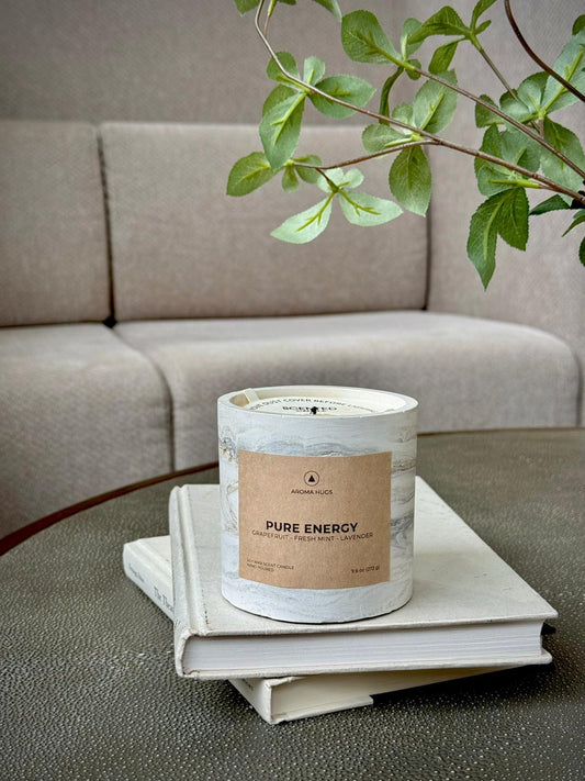 Pure Energy - Scented Candle with Grapefruit & Mint